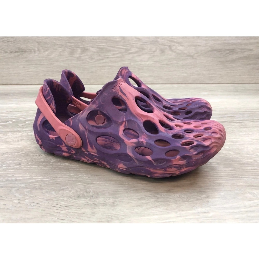 Merrell Hydro Moc Women's Sandals Purple 6 Swirl EVA Clog‎ Slip On Water Shoes